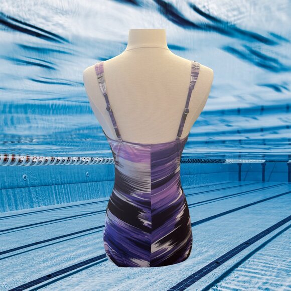 🌊☀️ Speedo Ultraviolet One-Piece Swimsuit – Adjustable Straps 💜✨ - Picture 4 of 8
